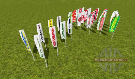 Flags pack pour Farming Simulator 2015