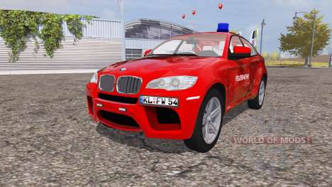 BMW X6 M (Е71) Service d'incendie pour Farming Simulator 2013
