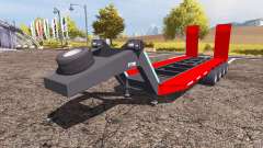 Low bed semitrailer pour Farming Simulator 2013