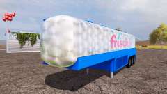 Milk tank semitrailer v1.01 für Farming Simulator 2013