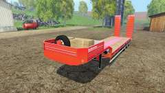 Galtrailer lowboy pour Farming Simulator 2015