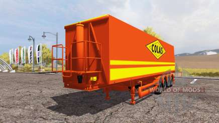 Tipper semitrailer Colas pour Farming Simulator 2013