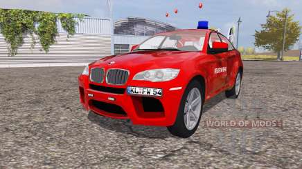 BMW X6 M (Е71) Feuerwehr für Farming Simulator 2013