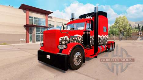 Die Wicked Skull skin für den truck-Peterbilt 38 für American Truck Simulator