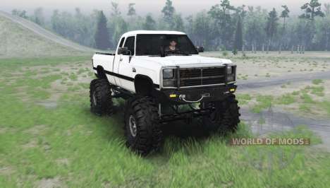Dodge Power Ram 250 1991 pour Spin Tires