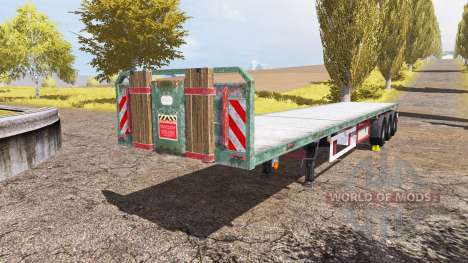 Kogel flatbed trailer pour Farming Simulator 2013