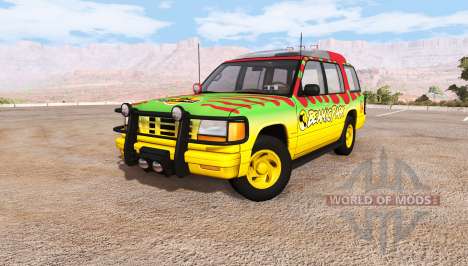 Gavril Roamer Tour Car Jurassic Park v1.0 für BeamNG Drive