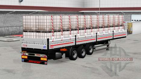Plateau semi-remorque de cargaison pour American Truck Simulator