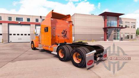 Orange skin für den truck-Peterbilt 389 für American Truck Simulator