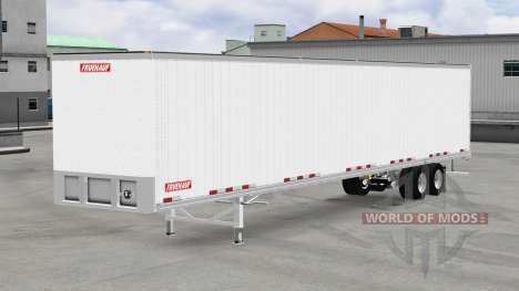 All-Metall-Auflieger-Fruehauf für American Truck Simulator