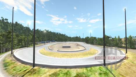 Agassiz speedway v1.01 pour BeamNG Drive