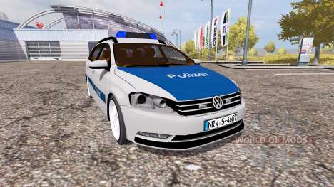 Volkswagen Passat Variant (B7) Polizei für Farming Simulator 2013