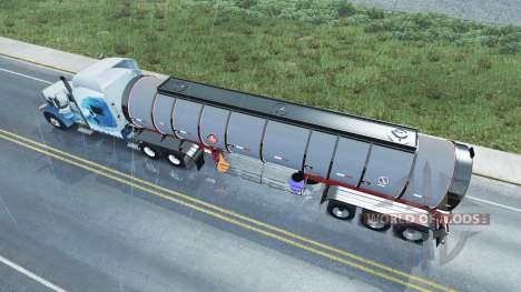 Chrome tanker 3-axle für American Truck Simulator