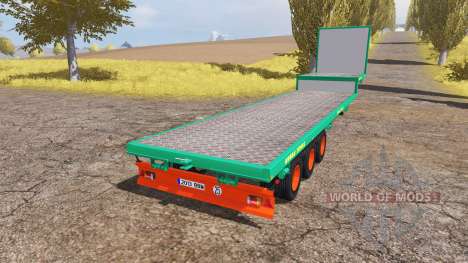 Aguas-Tenias platform trailer v2.0 pour Farming Simulator 2013