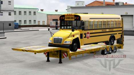 Bas de balayage avec la charge de bus pour American Truck Simulator