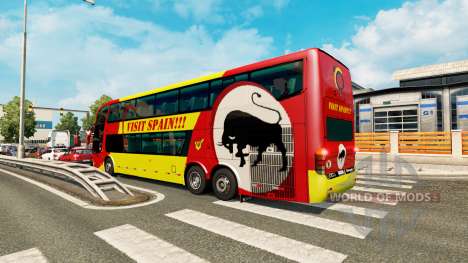 Une collection de bus dans la circulation v1.3 pour Euro Truck Simulator 2