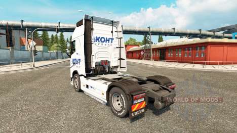 La peau Ekont Express chez Volvo trucks pour Euro Truck Simulator 2