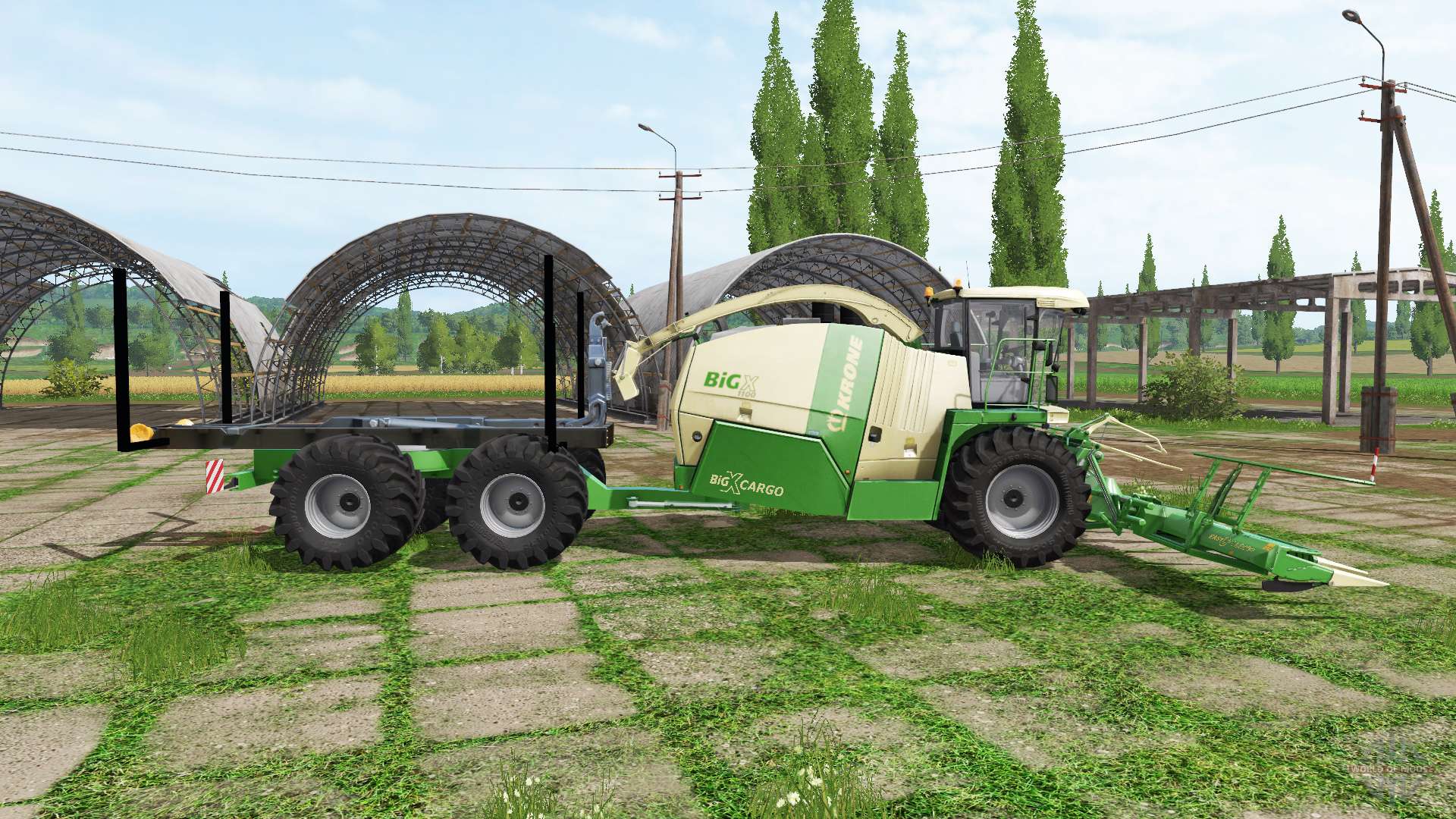 Krone Big X 1100 Itc Pour Farming Simulator 2017 9450