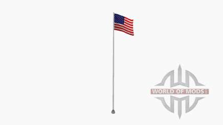 Flag pole USA pour Farming Simulator 2015