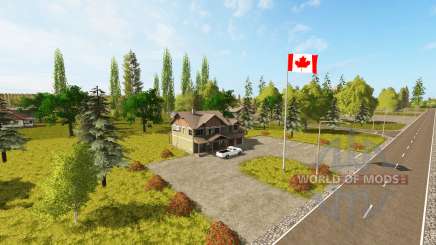 Canadian national map v1.1 pour Farming Simulator 2017