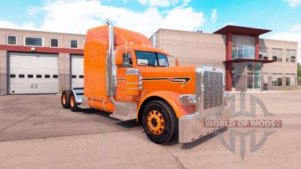Orange skin für den truck-Peterbilt 389 für American Truck Simulator