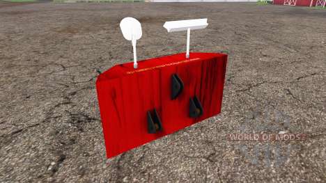 Rear weight v1.1 pour Farming Simulator 2015