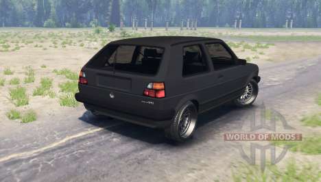 Volkswagen Golf II GTI pour Spin Tires