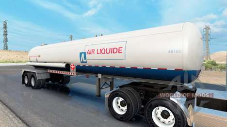 Real company tanker trailers pour American Truck Simulator