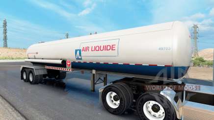 Real company tanker trailers pour American Truck Simulator