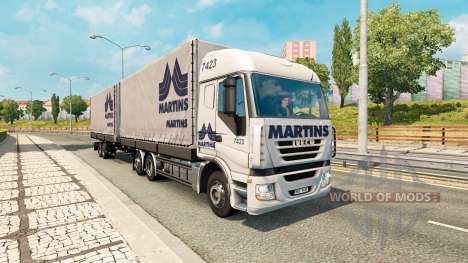 Tandem truck traffic v1.2 pour Euro Truck Simulator 2