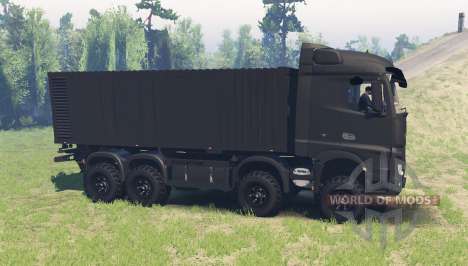 Mercedes-Benz Actros (MP4) chassis für Spin Tires