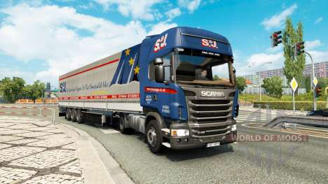 Painted truck traffic pack v2.3.1 für Euro Truck Simulator 2