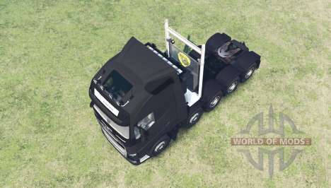 Volvo FH16 10x10 pour Spin Tires