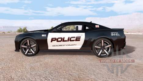 Chevrolet Camaro ZL1 Police pour BeamNG Drive