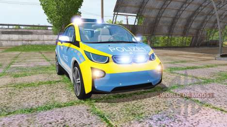 BMW i3 (I01) autobahnplizei für Farming Simulator 2017