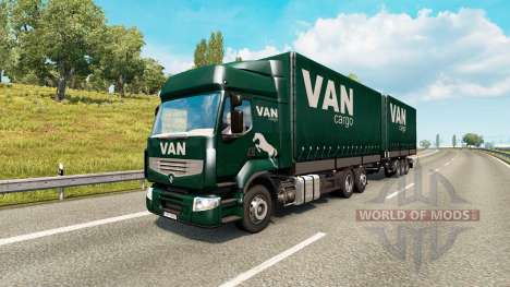 Tandem truck traffic v1.6.1 pour Euro Truck Simulator 2
