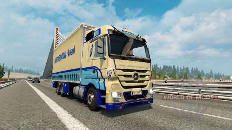 Tandem truck traffic v1.6.1 pour Euro Truck Simulator 2