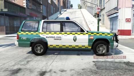 Gavril Roamer spanish police v3.6.1 pour BeamNG Drive