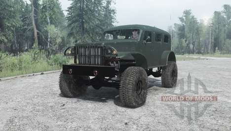 Dodge WC-53 Carryall (T214) 1942 für Spintires MudRunner