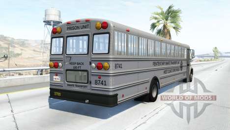 Dansworth D1500 (Type-C) state prison bus pour BeamNG Drive
