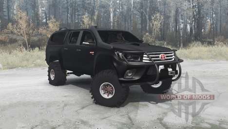 Toyota Hilux Double Cab 2016 v2.0 pour Spintires MudRunner