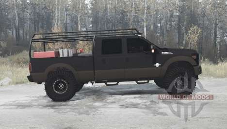 Ford F-350 Super Duty Crew Cab 2016 pour Spintires MudRunner