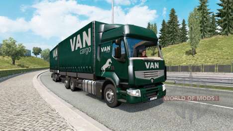 Tandem truck traffic v1.7 pour Euro Truck Simulator 2