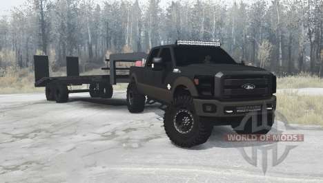 Ford F-350 Super Duty Crew Cab 2016 pour Spintires MudRunner