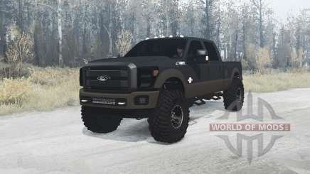 Ford F-350 Super Duty Crew Cab 2016 pour MudRunner