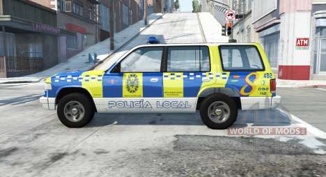 Gavril Roamer spanish police v3.7 für BeamNG Drive