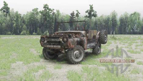 UAZ 469 rusty für Spin Tires