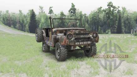 UAZ 469 rusty für Spin Tires
