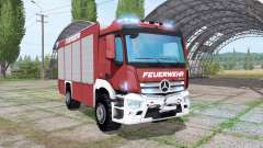 Mercedes-Benz Antos Feuerwehr pour Farming Simulator 2017