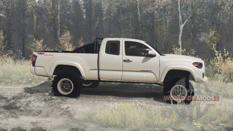 Toyota Tacoma TRD Off-Road Access Cab 2016 pour Spintires MudRunner
